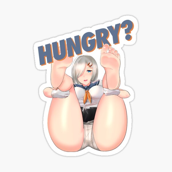 Hungry ? Ecchi Legs Up Lewd Nelson Position Hentai Hamakaze Kentai Collection Sticker