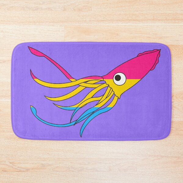 Item preview, Pan Pride Flag Squid designed and sold by 5ilverx5hadows.