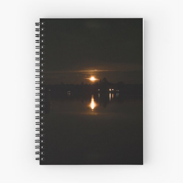 Item preview, Orange Moon Reflection - Kasshabog Lake designed and sold by OutsideNY.