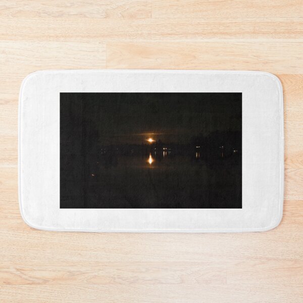 Item preview, Orange Moon Reflection - Kasshabog Lake designed and sold by OutsideNY.