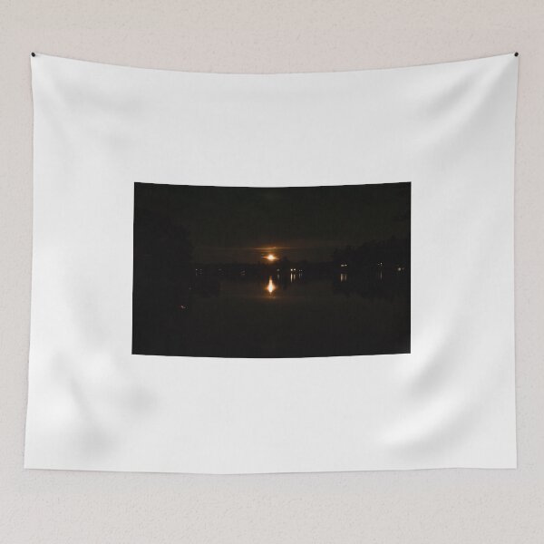 Item preview, Orange Moon Reflection - Kasshabog Lake designed and sold by OutsideNY.