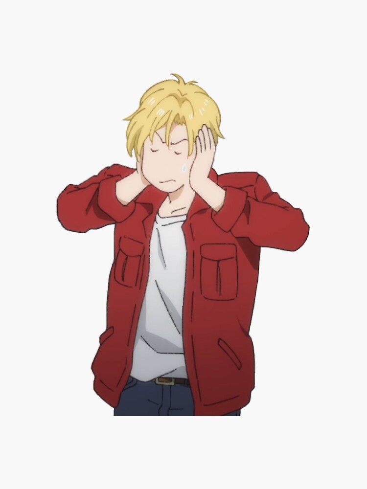 Ash Lynx Being Annoyed with Max and Jessica Sticker - Main Image