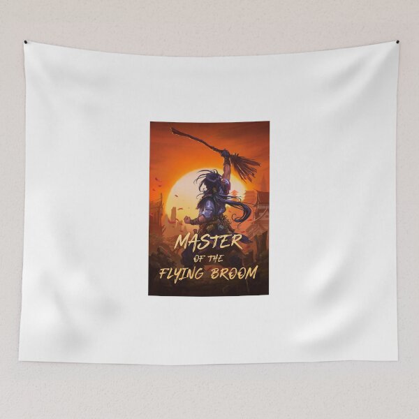 Item preview, Master of the Flying Broom - Sword Saint in Training designed and sold by JoeBaileyAuthor.