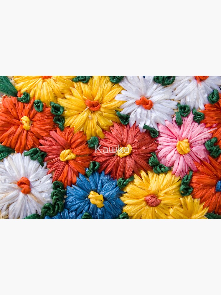 raffia flowers