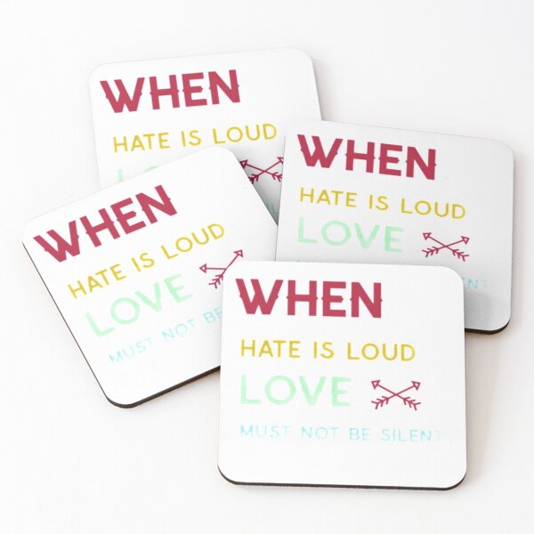 Item preview, when hate is loud love must not be silent designed and sold by truewear1.