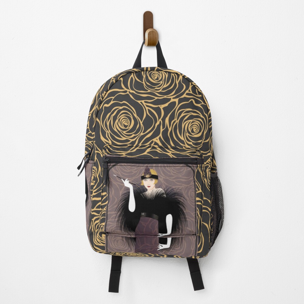The Shady Lady in Black Backpack