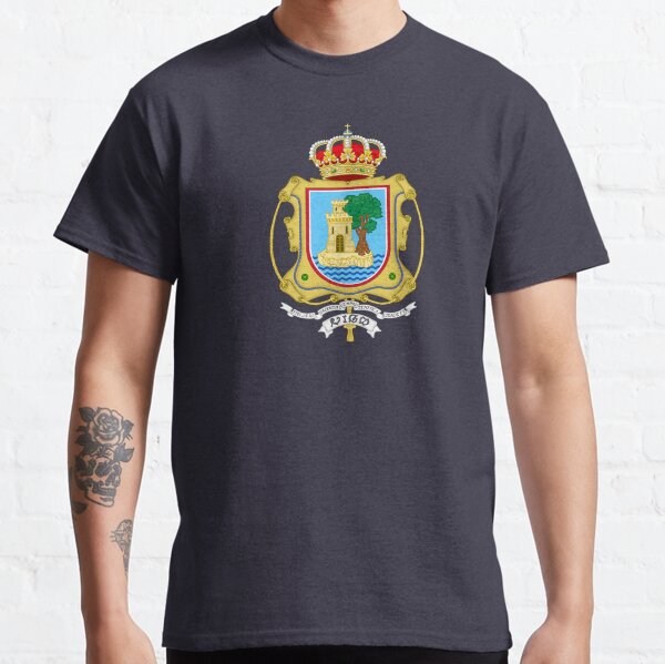 Escudo de armas de Vigo, España Camiseta clásica