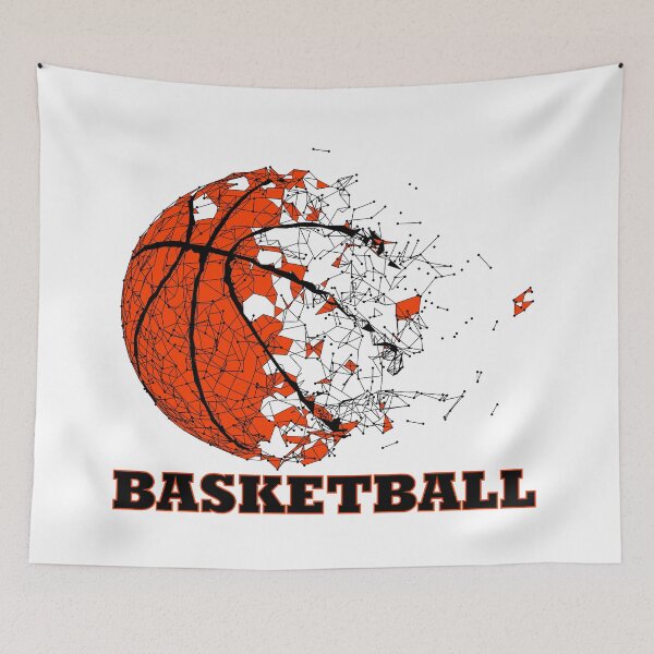 Item preview, Basketball Ball, basketball ball symbol sport, sports and fitness. polygon grafik illustration designed and sold by Marcin Adrian.