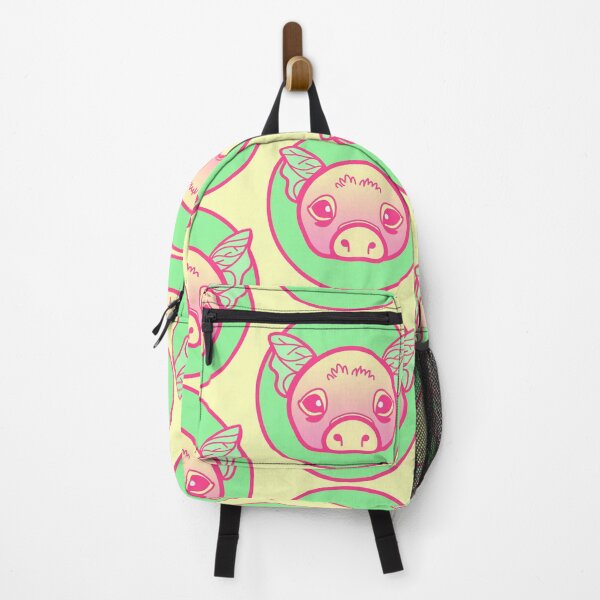 Item preview, Cute Plant Pig, Leafy Piglet, Red & Green designed and sold by Drawn by Ellie.