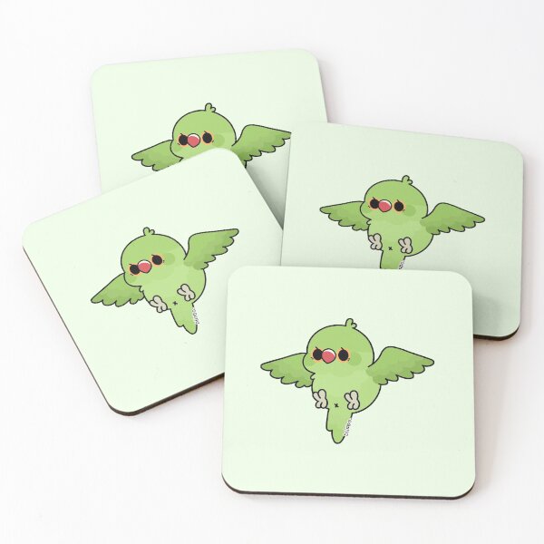 Item preview, Flying Indian Ringneck - Lime Green w/o Ring designed and sold by blirbos.