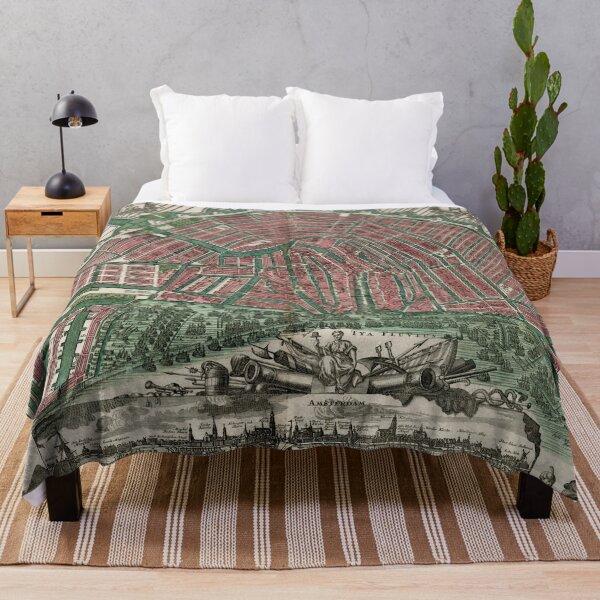 Item preview, Vintage Map of Amsterdam (1730) designed and sold by BravuraMedia.