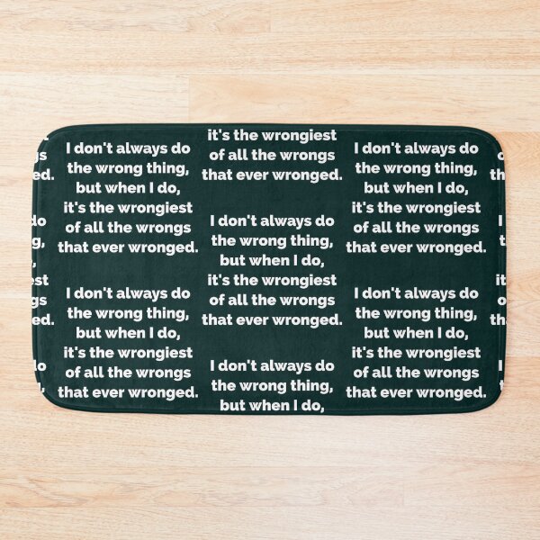 Item preview, WHEN I DO WRONG designed and sold by CCCREW.