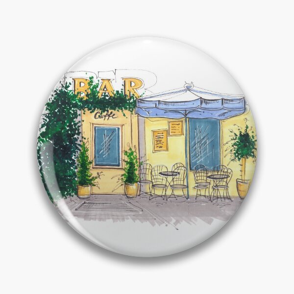 Item preview, Bar Caffe in Trastevere Rome Roma Italy designed and sold by AnastasiaSketch.