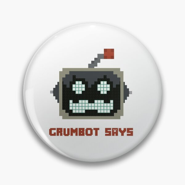 Item preview, Grumbot Says designed and sold by Britt Buzan.