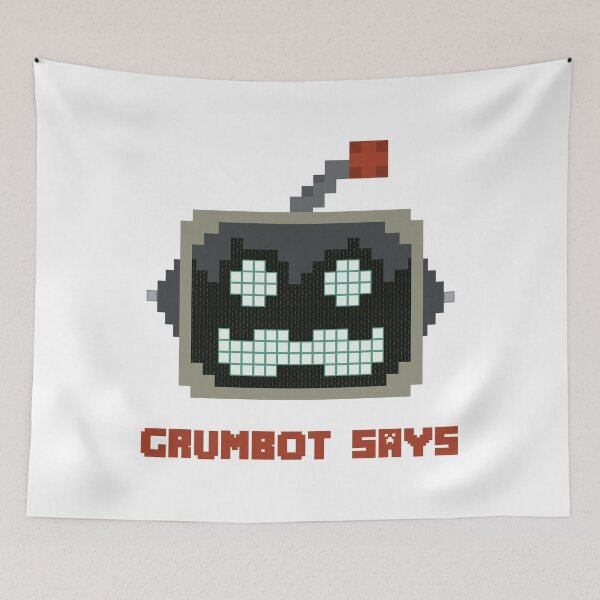Item preview, Grumbot Says designed and sold by Britt Buzan.
