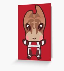 Scientist Salarian Greeting Card