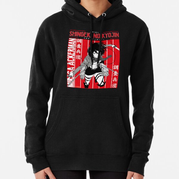 Mikasa Ackerman S.N.K. Pullover Hoodie