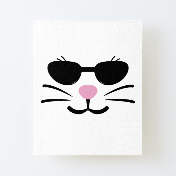Pink Rabbit Face Wall Art Redbubble - hipster glasses roblox bunny face hipster glasses glasses