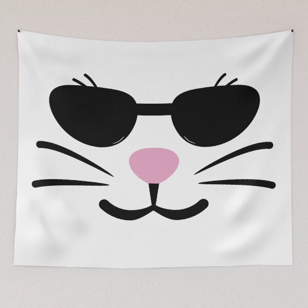 Item preview, Cool Kawaii Bunny Or Rabbit Face With Pink Nose for Bunny Lovers designed and sold by mcshirtface.