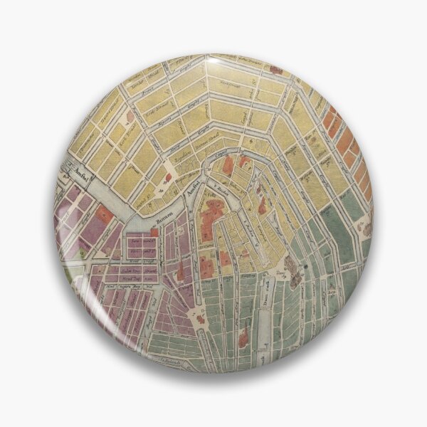 Item preview, Vintage Amsterdam Map (1835) designed and sold by BravuraMedia.
