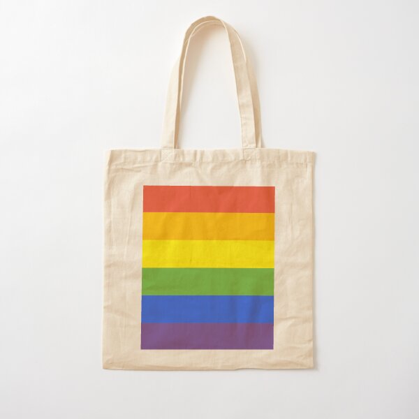 LGBTQ Rainbow Heart Tote Bag Pride Heart Totelgbt Love 