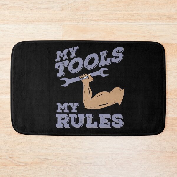 Item preview, My Tools My Rules Funny Garage Mechanic t shirt designed and sold by Dan66.