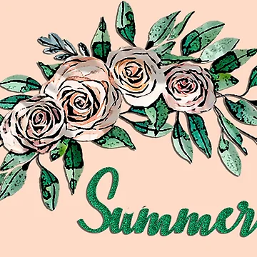 Artwork thumbnail, Summer Roses by DesignsByDebQ