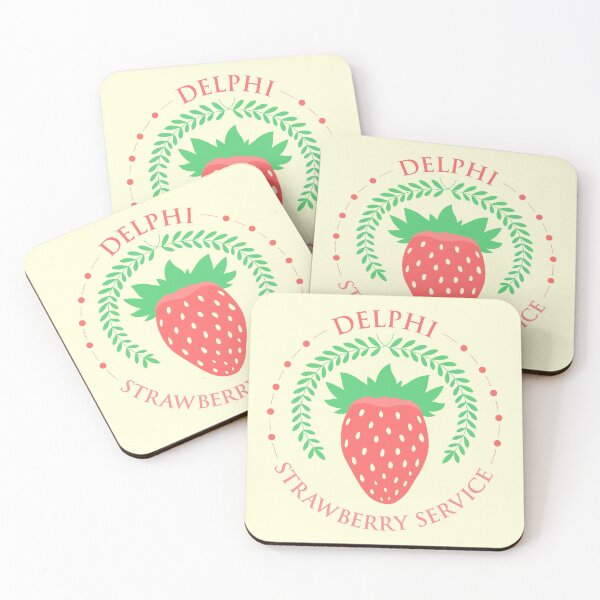 Item preview, Camp Half Blood Delphi Strawberry Service (color) designed and sold by lks-design.