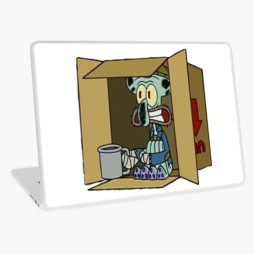 Squidward Tentacles Homeless Ipad Case Skin By Longspicy2 Redbubble
