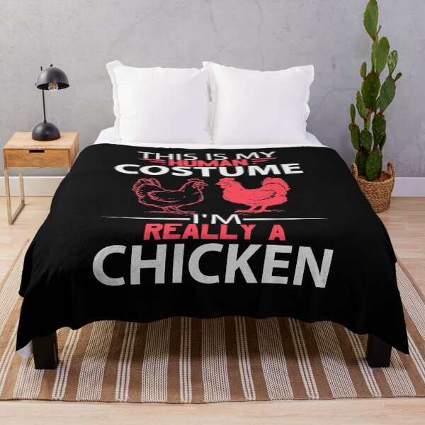 Item preview, This Is Human Costume I'm Really A Chicken Chicken Lover Gifts Funny Farmer Farm Animals designed and sold by Khalmer ⭐⭐⭐⭐⭐.