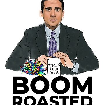 The Office Michael Scott Boom Roasted | Postcard