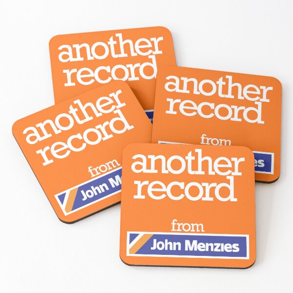Item preview, 'John Menzies' plastic record bag design from the 1980s designed and sold by Logocryo.