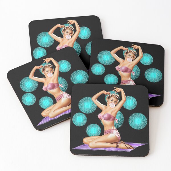 Item preview, Bubble Gum Retro Pinup designed and sold by sunshine64.