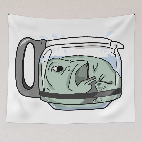 Item preview, Adore You Fish in a Coffee Carafe designed and sold by Sharilea.