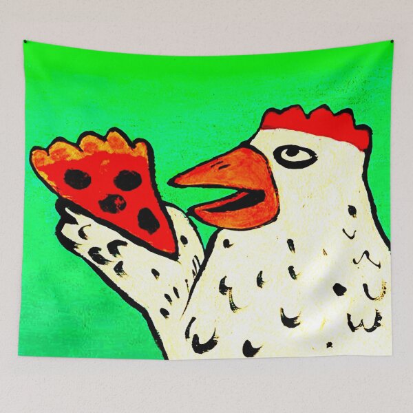Item preview, CHICKEN WITH PIZZA designed and sold by paulvolker.