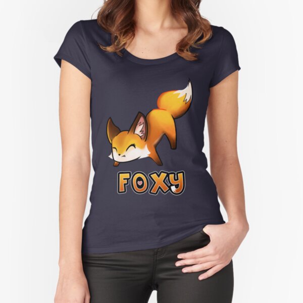 Foxy Fox Fitted Scoop T-Shirt