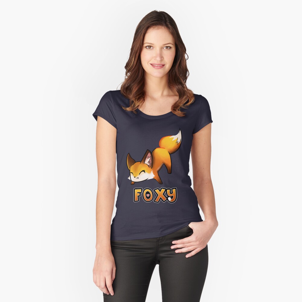 Foxy Fox Fitted Scoop T-Shirt