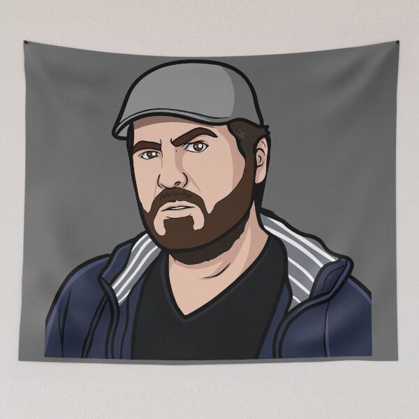 Item preview, Impractical Jokers - Quinn - Cool Comical Design Illustrator designed and sold by WaltTheAdobeGuy.