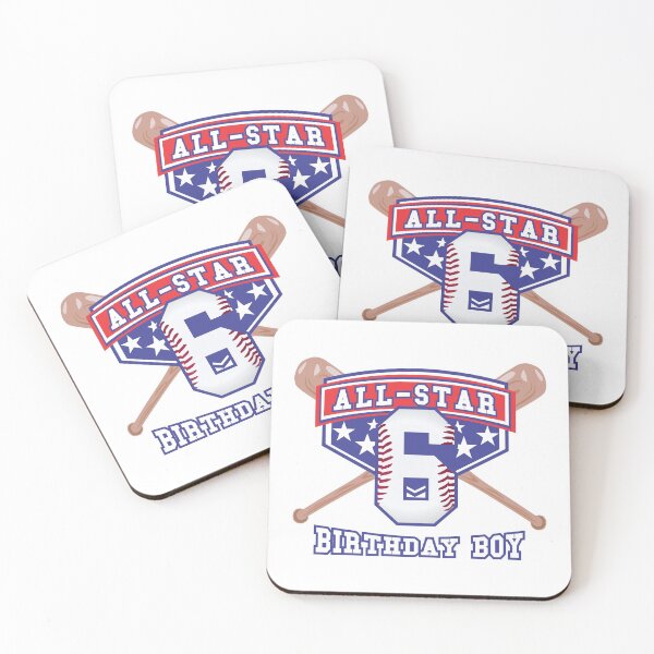 Item preview, Youth Player All Star 6th Birthday Baseball Boy designed and sold by PMDConcepts.