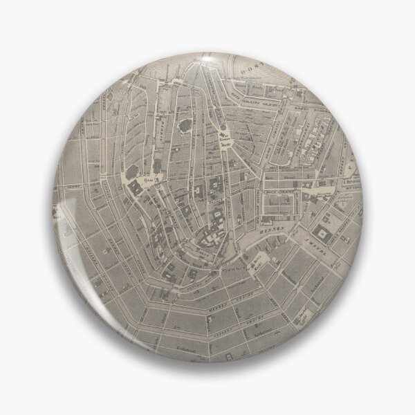 Item preview, Vintage Map of Amsterdam Holland (1866) designed and sold by BravuraMedia.