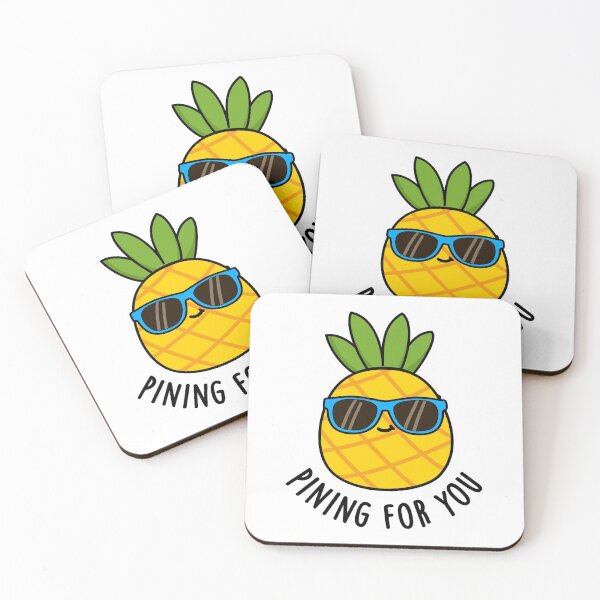 Item preview, Pining For You Funny Pineapple Puns  designed and sold by punnybone.