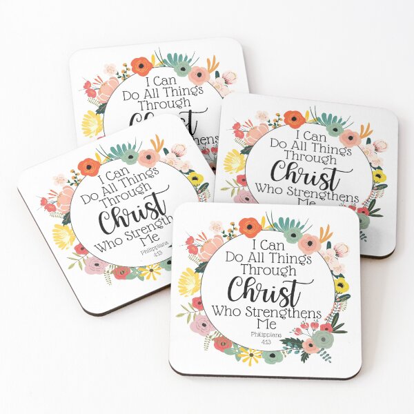 Item preview, I Can Do All Things Through Christ Who Strengthens Me - Philippians 4:13 designed and sold by RockyPatch.