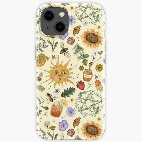 Litha Pattern- Yellow iPhone Soft Case