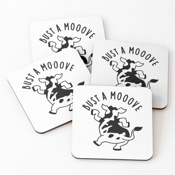 Item preview, Bust A Mooove Funny Cow Puns  designed and sold by punnybone.