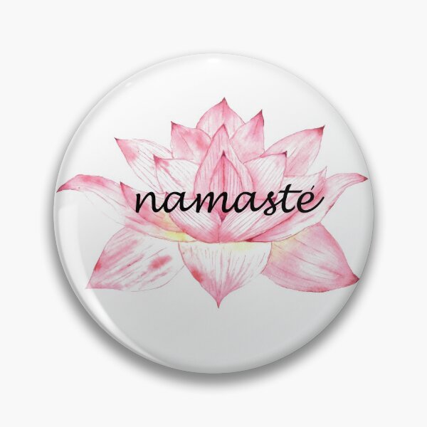 Item preview, Namaste, pink Lotus Flower designed and sold by latiendadearyam.