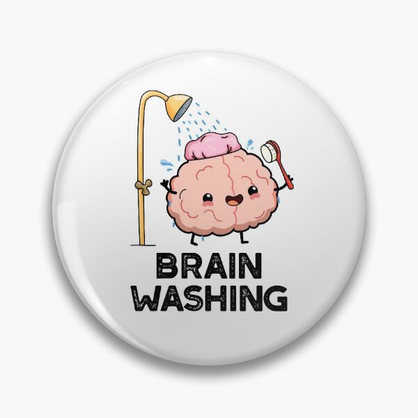 Item preview, Brain Washing Funny Anatomy Puns  designed and sold by punnybone.
