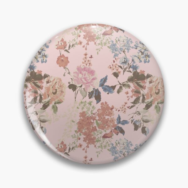 Item preview, Pink Blush Vintage Flower Pattern designed and sold by SamuraiKate.