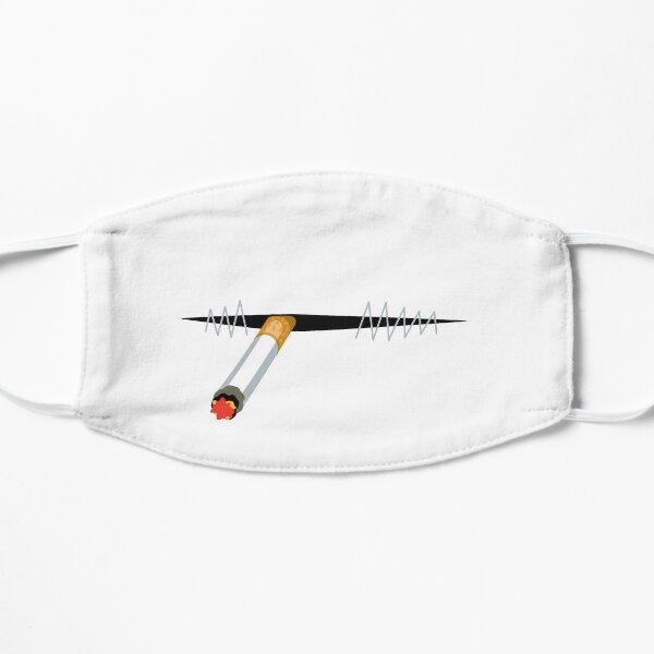 Smoking Cigarette Humorous Funny Flat Mask