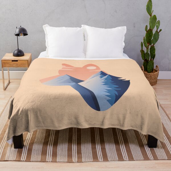 Item preview, Wolf Mountain Silhouette designed and sold by ImMelancholyKid.