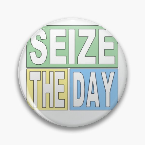 Item preview, Seize the day. Carpe diem. In Pastel colors. designed and sold by PaperDreamPod.